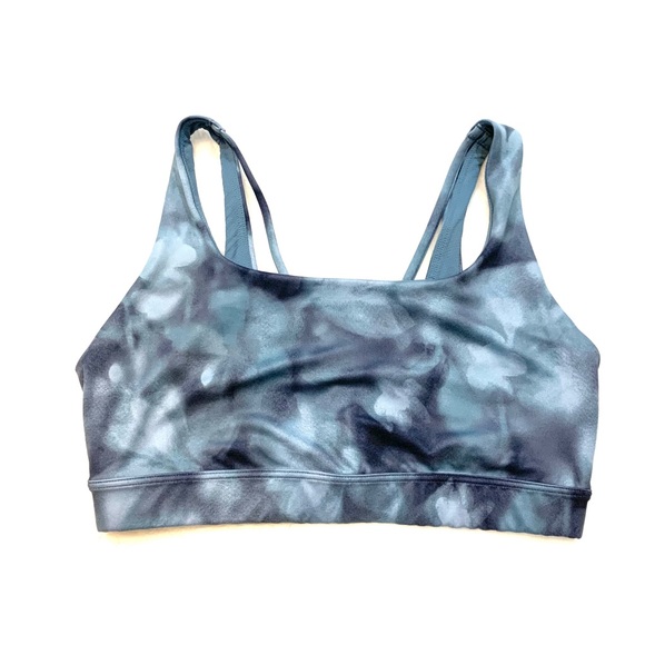 Athleta Exhale Sports Bra - Serene Riviera Blue - Picture 3 of 10